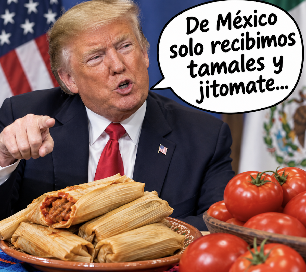 “¿Solo tamales y jitomate?”: Trump minimiza el comercio con México y eleva la tensión bilateral